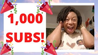 I Reached 1,000 Subscribers!!!! It's Been a Long Journey #youtubechannel #youtubers