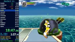 PC Mega Man X7 NG+ in 57:08 - Former WR