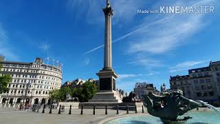 Trafalgar Square London - Day and Night