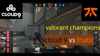 FNATIC vs C9   Highlights   Valorant Champions Tour  VCT Champions Berlin