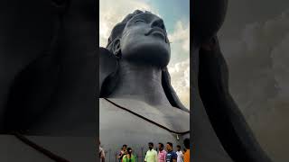 JAI BHOLENATH 🙏🏻 Adiyogi shiva statue 🚩 #shiva #travel #reels #trend #viral #adiyogi #bangalore