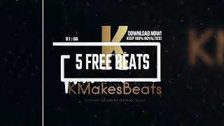 5 FREE Beats-Keep 100% of your Royalties