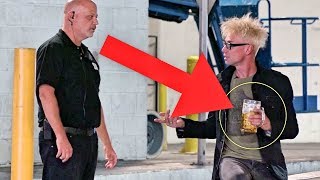 ESCAPING ARREST BY USING MAGIC!!! (Pranking Confused Security Guard!)