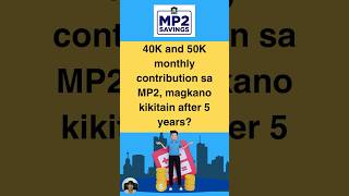 40K & 50K Monthly Contribution sa MP2 Magkano Kita After 5 Years?