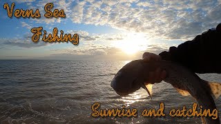 VERNS SEA FISHING |  SUNRISE AND CATCHING AT HILSTON ON THE YORKSHIRE COAST A DAY OFF TWO HALFS