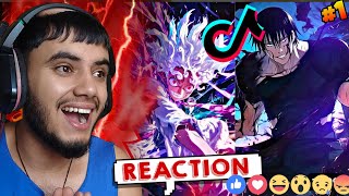 Clean Anime Edits🍷Badass Moments‼️ REACTION  Hindi🇮🇳 (part- 1)