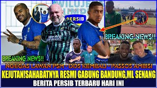 YES,PEMAIN BARU RESMI GABUNG,SUDAH IKUT LATIHAN❗AMBISI KALAHKAN PSM,DDS KEMBLI KBR BURUK,RENCANA BSR