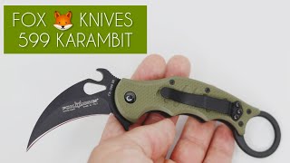 Fox 599 OD Green Karambit Unboxing