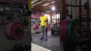 425lbs x 3 on Rogue axle. 283 and 288lbs on 3x4 Saxon bar.