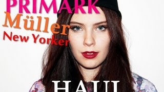 PRIMARK HAUL JANUAR 2013 (+Drogerie, New Yorker)