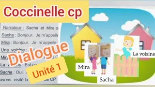 Expression orale dialogue unité1 : Je me présente * De la maison à l'école * Coccinelle cp