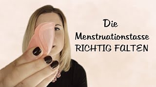 Menstruationstasse - leicht einführen mit der richtigen Falttechnik I Zyklusgeflüster