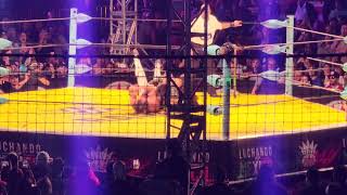 Kenny Omega vs hijo del vikingo triplemania Tijuana