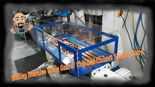 Milling Machine Table Guard/ Chip and Coolant Splash Guard