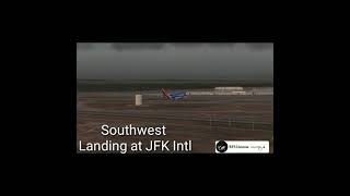 Southwest B737Max8 Landing At John F. Kennedy Intl Airport New York 🇦🇺 #rfs #rfsuniverse #rfsshorts