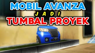 Mobil jadi tumbal proyek 🤣 - Lokasi mobil terjepit gedung  BUSSID v3.7.1