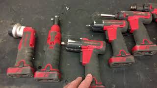 Auto body shop tools, Snap On cordless