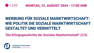 Werbung für soziale Marktwirtschaft