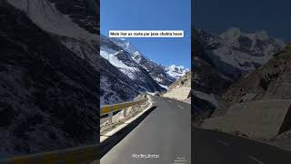 Kyunki Pahad pyar Hai 🏔 #spitivalley #manali #snowfall #roadtrip #mountains #himachal #himalayas