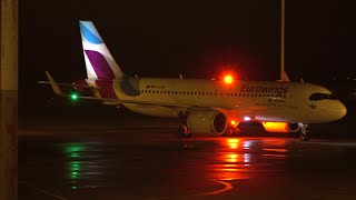 LATE Evening planespotting at Munster/Osnabruck | Eurowings A320neo, Albino 737-300! | 4K