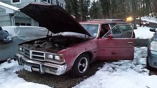 '77 Pontiac Catalina Safari, 400 V8 -Cold start