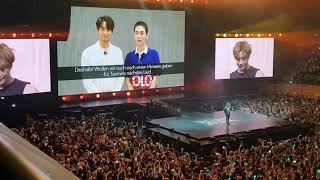 180915 Music Bank Berlin | Taemin surprise message SHINee fancam 직캠