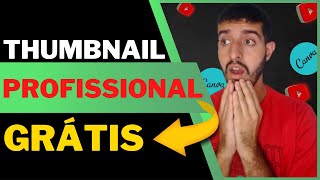 Como Fazer THUMBNAIL profissional pelo CANVA GRÁTIS