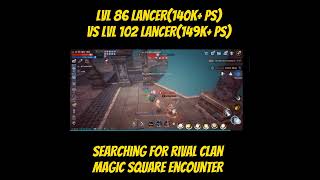 lvl86 lancer vs lvl102 lancer #nft #mir4 #shorts