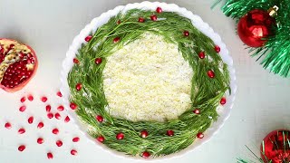 Салат с курицей😋Готовится за 5 мин!Не дорогой салат на Новый Год 🎄Салат с фасолью