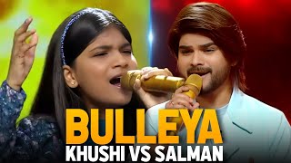 Bulleya : Khushi Nagar VS Salman Ali Performance | Western Song Challenge (Reaction)