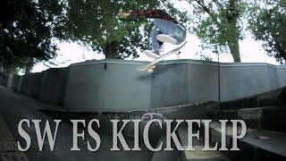 SKATEOLOGY : HOW TO SWICTH FRONTSIDE KICKFLIP WITH AMATTAMA