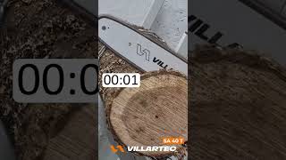 Пила VILLARTEC SA 40 и SA 40T тест-драйв по скорости #shorts #chainsaw #садоваятехника #бензопила