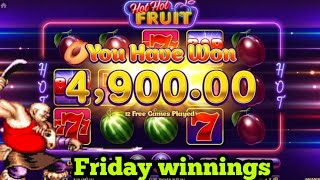 "12 Free Spins Wins: Unbelievable Hot Hot Fruit Jackpot!"