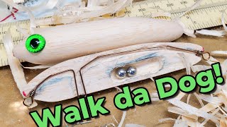 The ultimate walk the dog lure,  Making a balsa wood topwater lure #luremaking #topwater