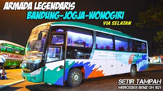 LEGA TANPA SEKAT | Bandung-Jogja Naik Bis Legend Bandung Express Executive Legrest via Jalur Selatan