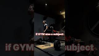 if gym was a subject #powerlifting #deadlifting #gym #viral #viralvideo