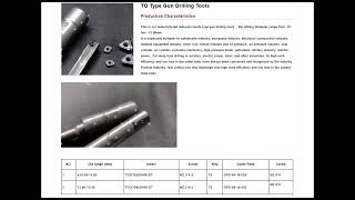 Deep hole drilling tools