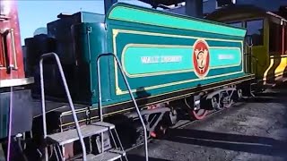 Disney World Attraction in Disney Magic Kingdom Steam Train Behind The Scene (2 Years Back in Time)