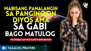 PANALANGIN SA PANGINOON DIYOS AMA SA GABI BAGO MATULOG. PATNUBAYAN MO KAMI PANGINOON DIYOS