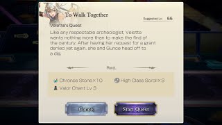 Another Eden Global 3.2.400 Chronos Empire Velette's 3rd Quest "To Walk Together" Lvl 55!