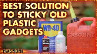 Which is BEST to Remove Sticky Surface From Old Plastic Products