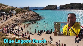 Blue Lagoon beach in Malta | #Gozo | #bluelagoon | #Malta | Blue Lagoon Malta | Gozo island in Malta