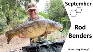 September Rod Benders - Common and Mirror Carp caught during 3 x short September sessions