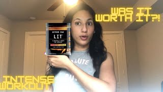 BEYOND RAW LIT PRE WORKOUT REVIEW | I CRIED🤭