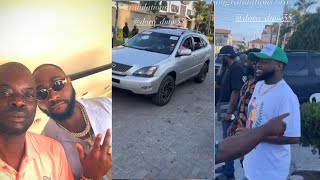 Davido surprise his longtime driver as he reward him with new suv car that worth millions.watch out