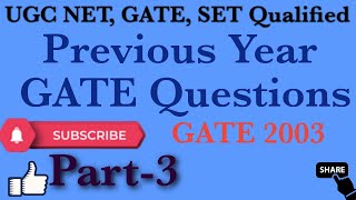 Previous year GATE questions(Part-3)| GATE 2003 | gate questions on semaphore | GATE | UGC NET