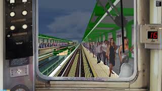 openBVE: R38 M Train to Coney Island Part 1 (Metropolitan Ave to Broad Street)