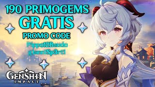 COME OTTENERE 190 PRIMOGEMS GRATIS! NUOVI PROMO CODE 2021 - GENSHIN IMPACT ITA