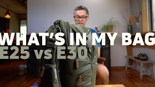 What's In My Bag / Shimoda E25 or E30?