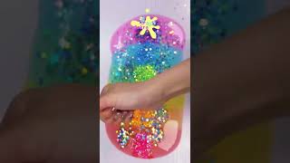 Neon Slime ASMR 😉 #shorts